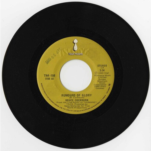 Rumours of Glory b/w You Get Bigger As You Go