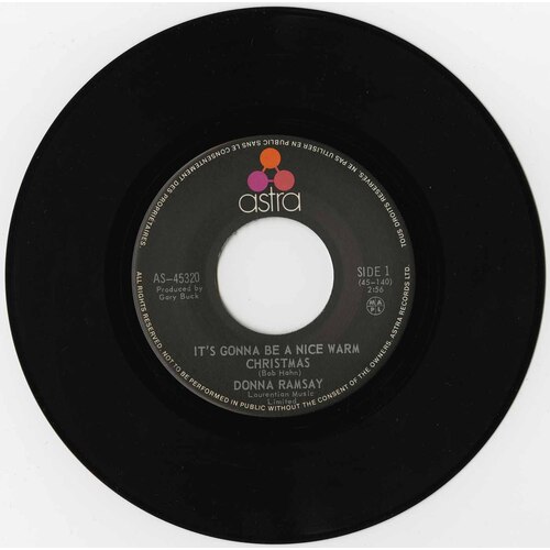 It's Gonna Be a Nice Warm Christmas b/w Lonely Christmas