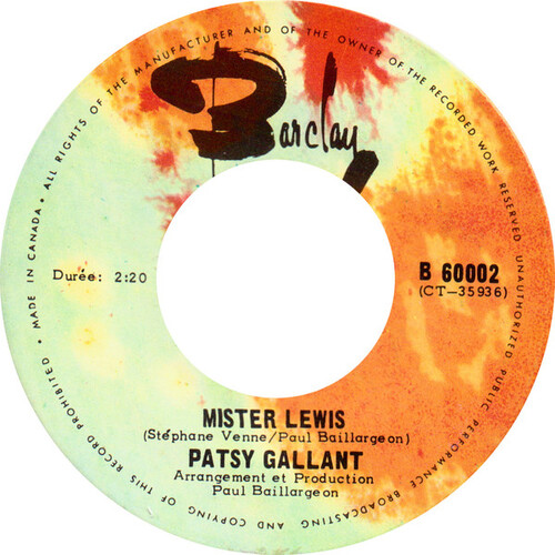 Mister Lewis b/w Tout à la fois (Best Of Both Worlds)