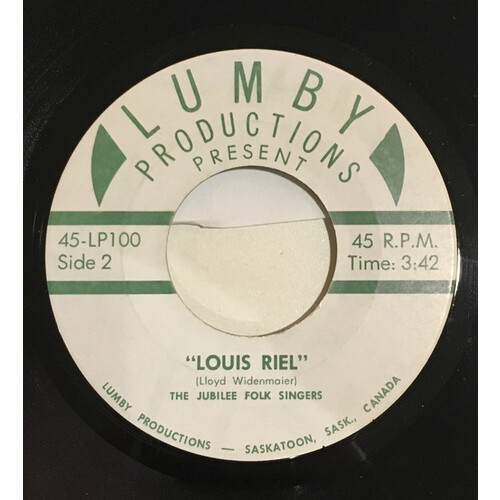 I Walk In The Evening Sun b/w Louis Riel