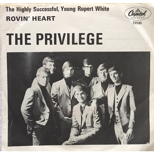 The Highly, Successful, Young, Rupert White b/w Rovin' Heart (Picture Sleeve)