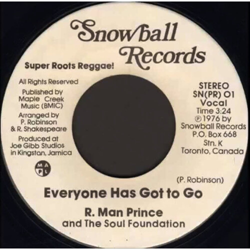 Everyone Has Got To Go b/w Everyone Has Got To Go Super Bionic Version!