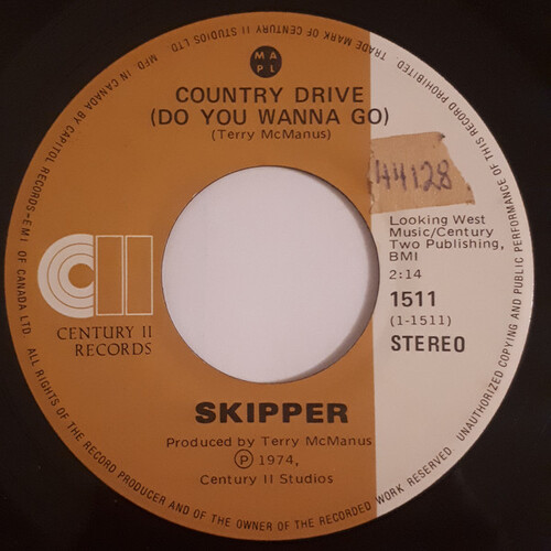 Country Drive (Do You Wanna Drive) b/w She's Gold