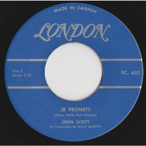 Le mur b/w Je promets (with John Scott et l'ensemble)