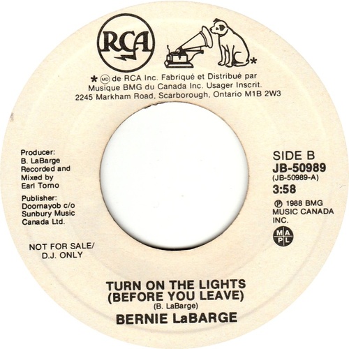 Turn On the Lights (Before You Leave) b/w Turn On the Lights (Before You Leave) (promo)