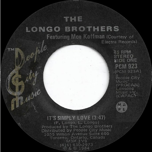 It's Simply Love b/w We Got Action (ftg. Moe Koffman)