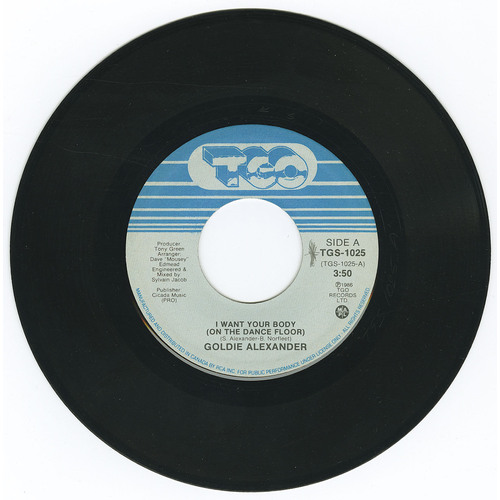 I Want Your Body (On The Dance Floor) b/w I Want Your Body (On the Dance Floor) (Alternate Mix)