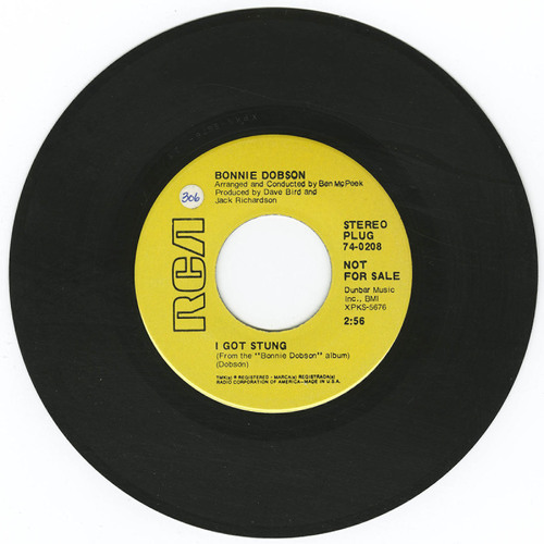 I Got Stung b/w I'm Your Woman (promo)