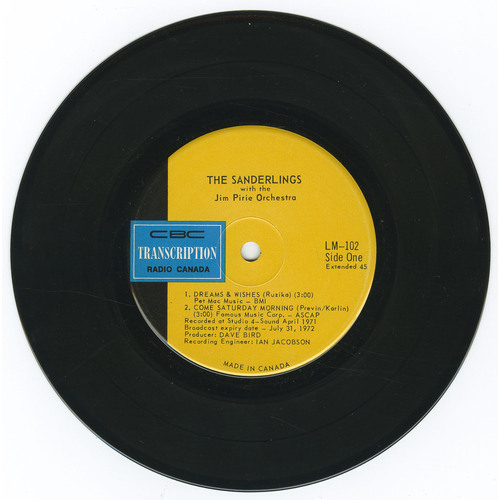 With The Jim Pirie Orchestra