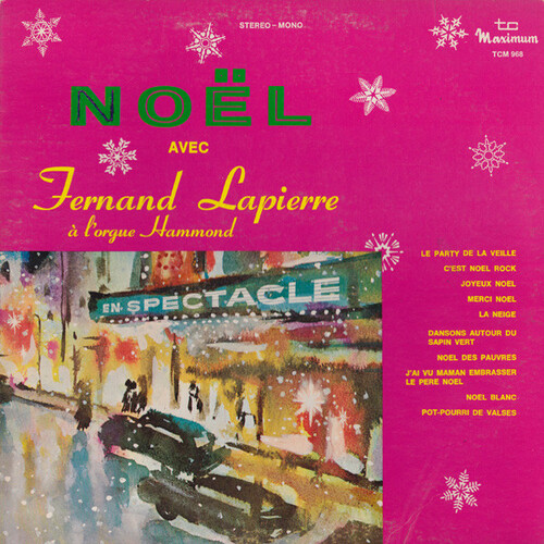 	Noël avec Fernand Lapierre à l'orgue Hammond