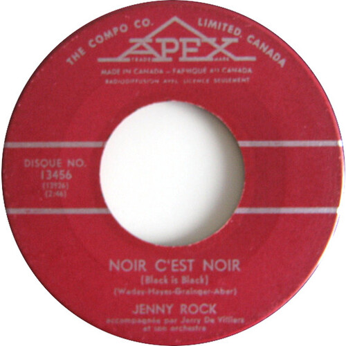 Noir C'Est Noir (Black Is Black) b/w C'Est Un Secret (Sunshine Superman)