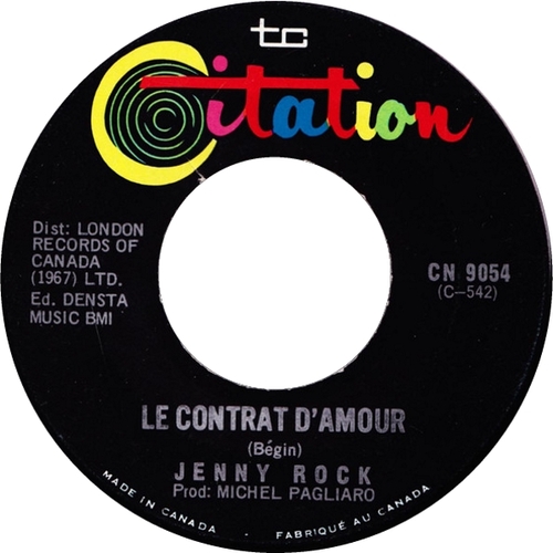 Le Contrat D'Amour b/w Le Train Pour Memphis