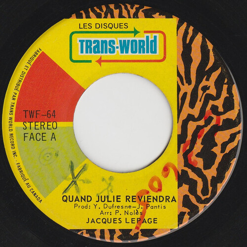 Quand Julie Reviendra b/w C'Est Toi