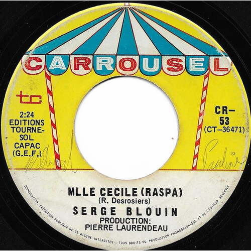 Mlle Cecil (Raspa) b/w Adieu