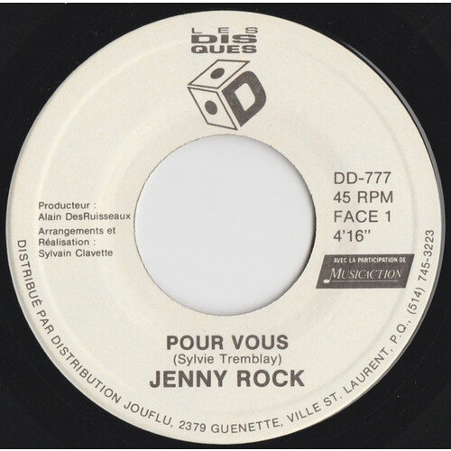 Pour Vous b/w Pour Vous - Version Instrumentale