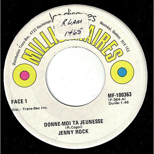 	Donne-Moi Ta Jeunesse b/w Le Sloopy