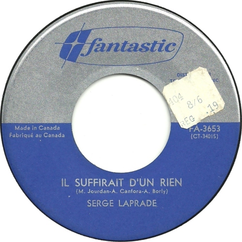  Il Suffirait D'un Rien b/w Chez Lui