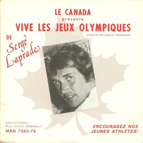 Vive Les Jeux Olympique b/w The Olympic Games (picture sleeve)