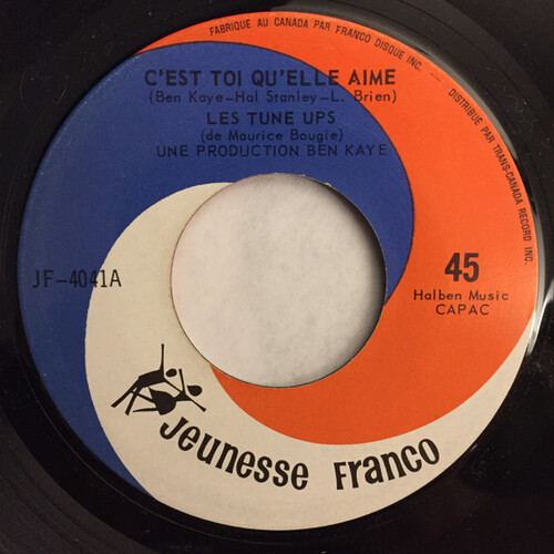 C'est Toi Qu'Elle Aime / Appelle la Police (sous le nom Les Tune Ups)
