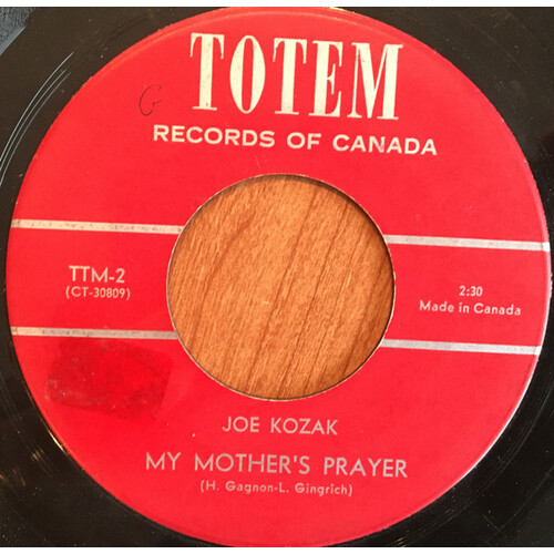 	My Mother's Prayer b/w There's Room In His Heart