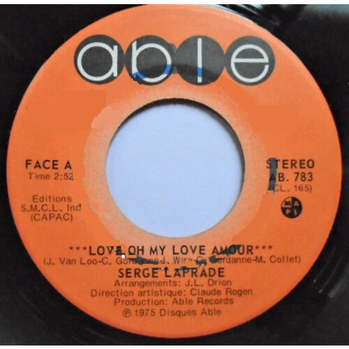 	Love Oh My Love Amour b/w Love Oh My Love Amour (Instrumental)