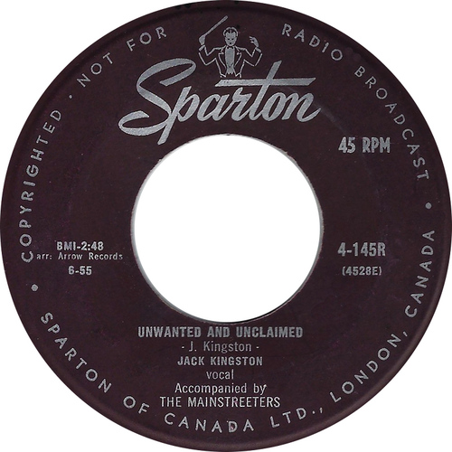 Unwanted And Unclaimed b/w Alabama Jubilee