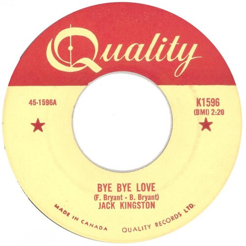 Bye Bye Love b/w A Dream Of The Miner's Child