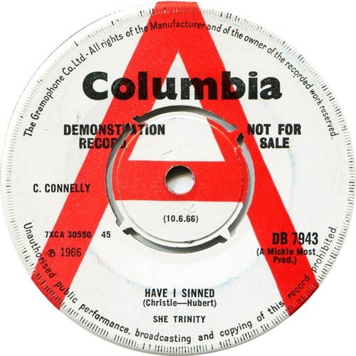 Have I Sinned b/w Wildflower