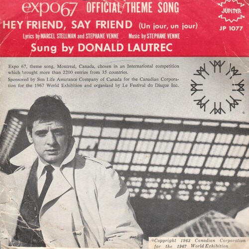 Un Jour, Un Jour b/w Hey Friend, Say Friend (picture sleeve)