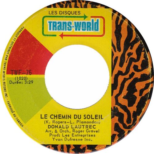  Le Chemin Du Soleil b/w Quelqu'un, Quelque Part