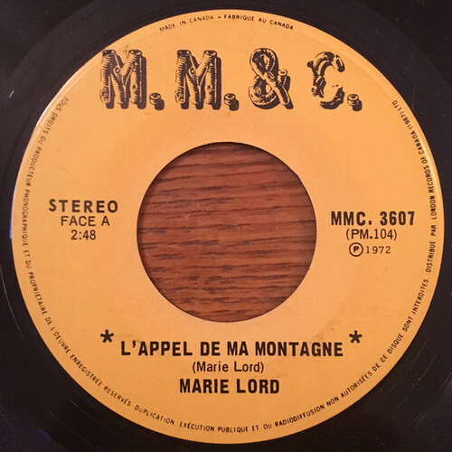 	L'Appel De Ma Montagne	b/w Si L'On M'Aime Qu'Une Fois