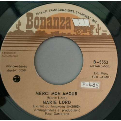 	Merci Mon Amour b/w La Sainte Paix