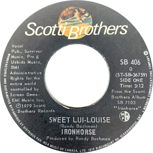 Sweet Lui-Louise b/w Watch Me Fly