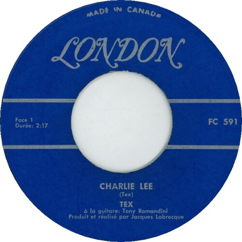  Charlie Lee b/w McNally (listed only as Tex)
