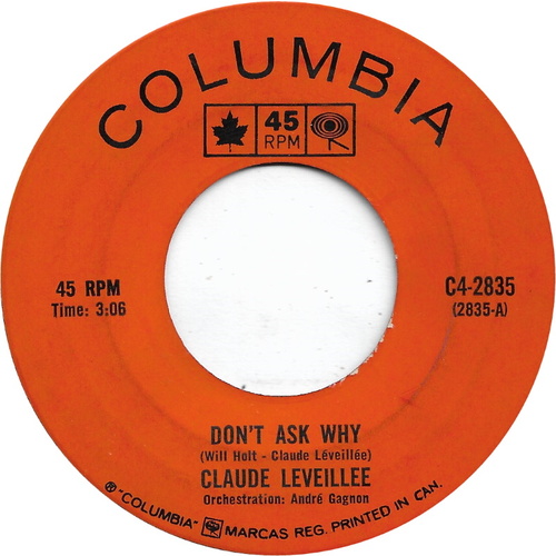 Don't Ask Why b/w If I Call Montreal