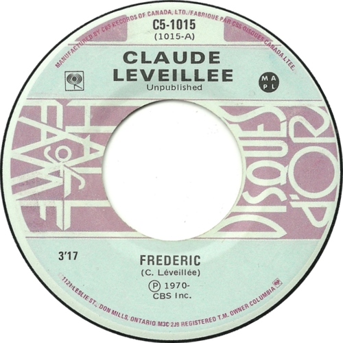  Frédéric b/w Les Vieux Pianos