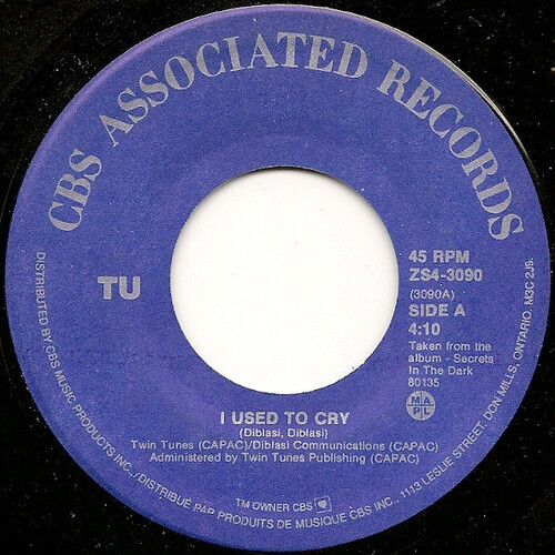 	I Used To Cry b/w First Things First