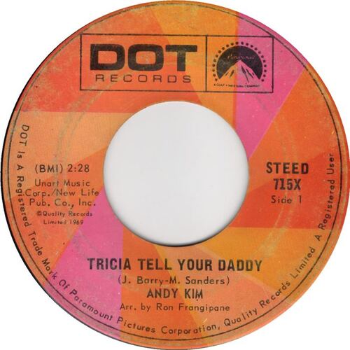 Tricia Tell Your Daddy b/w Foundation Of My Soul