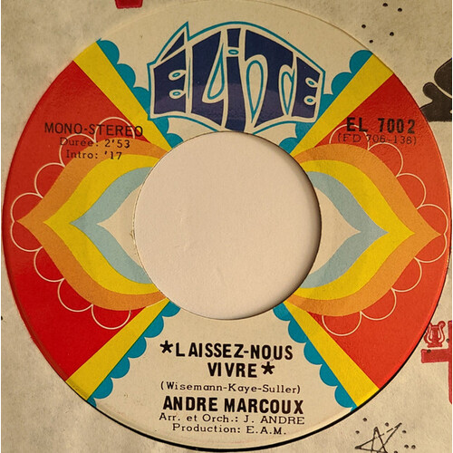 Laissez-Nous Vivre b/w Ou Vais-Je Aller