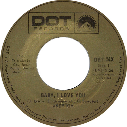 Baby, I Love You b/w Gee Girl