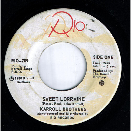 Sweet Lorraine b/w Pushing So Hard
