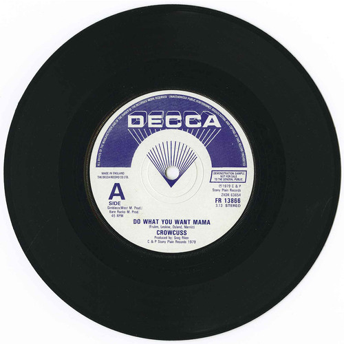 Do What You Want Mama b/w Let Me Down Easy (promo)