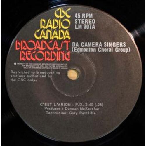 C'est l'arion b/w A la claire la fontaine