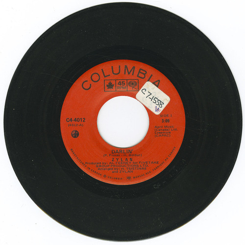 Darlin' b/w Back in Yesterday